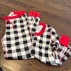 Women’s Hanna Anderson Plaid Pajama set Christmas XS